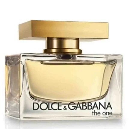 Dolce & Gabbana The One perfume bottle for women, 75ml, golden fragrance packaging
